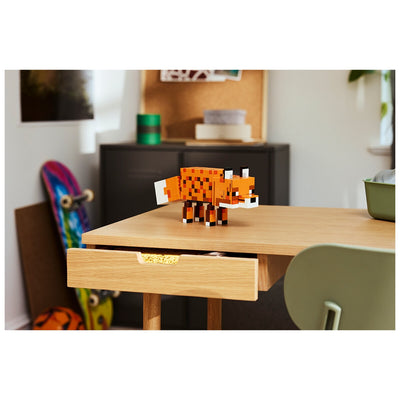 LEGO Minecraft Posable Fox 21588 Building Set 497 Pieces Age 10+