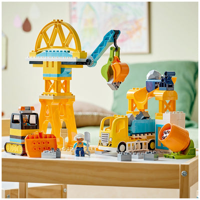 LEGO DUPLO 3-in-1 Construction Site & Vehicles Set 10476 Toddler 3+