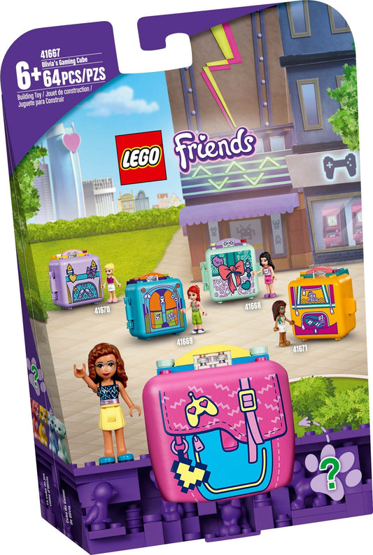 LEGO 41667 Olivia's Gaming Cube - Portable Playset - Auzzistore