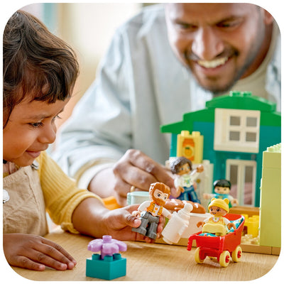 LEGO DUPLO 3-in-1 Modern Family House Figures 10470 Interactive