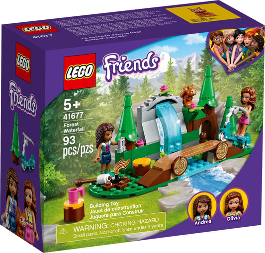 LEGO 41677 Forest Waterfall Adventure with Andrea & Olivia - Auzzistore
