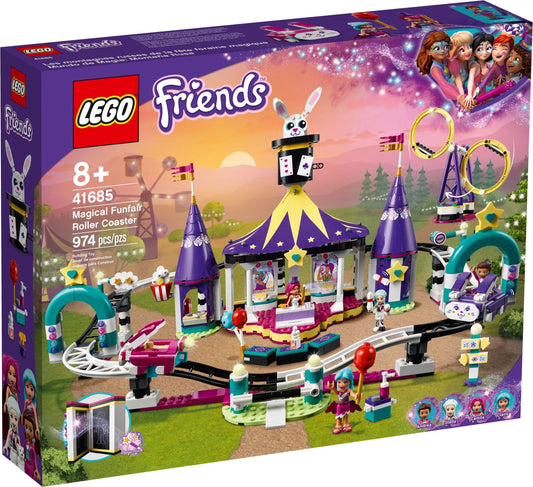 LEGO 41685 Magical Funfair Roller Coaster: Carnival Thrill Ride