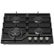 Midea 600mm Black Glass Gas Cooktop 4 Zone Wok Burner MCG601GBL — image 4
