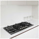Midea 900mm Black Glass Gas Cooktop 5 Zone Cast Iron MCG90GBL — image 5
