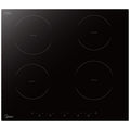 Midea 60cm Induction Cooktop 4 Zone 7200W, Black Glass with Touch Control MC-IF7216G4-A1