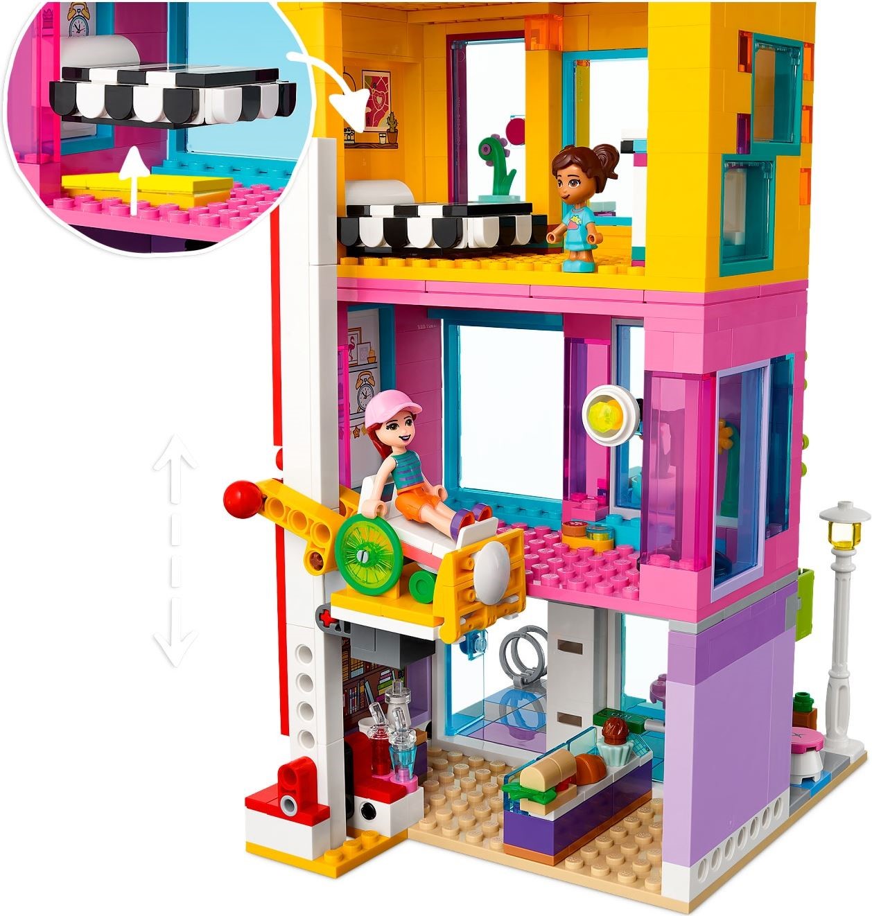 LEGO 41704 Friends Main Street Building- Auzzi Store