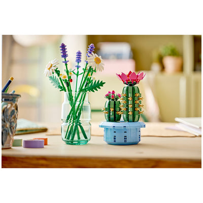 LEGO Botanicals Flowering Cactus 11509 482-Piece Pink Flower Set
