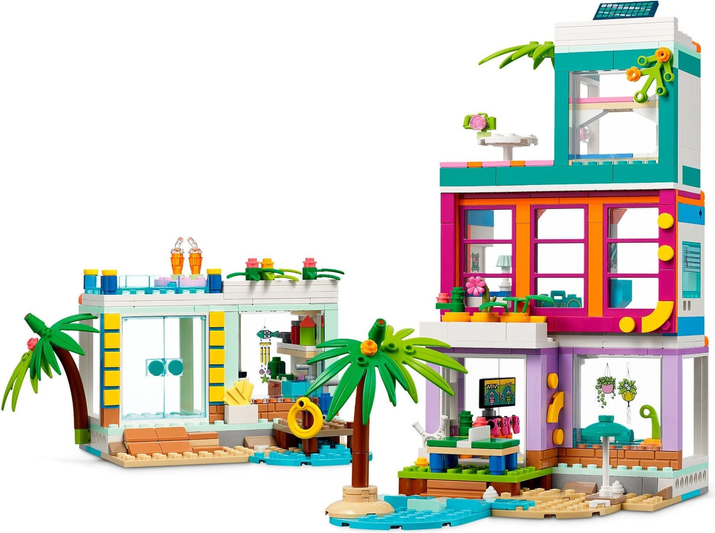 LEGO Friends Series 41709 Holiday Beach House- Auzzi Store