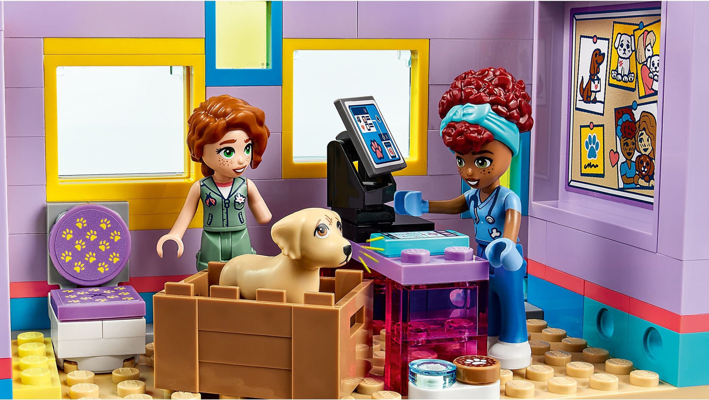LEGO 41727 Dog Rescue Centre – Animal Care Playset for Kids