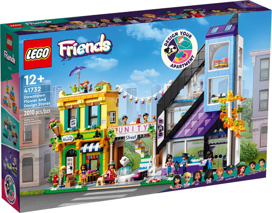 LEGO 41732 Downtown Flower and Design Stores – Creative City Playset - Auzzistore