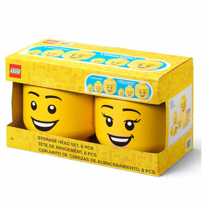 LEGO Storage Head Ultimate Assortment 6-Piece Set Stylish