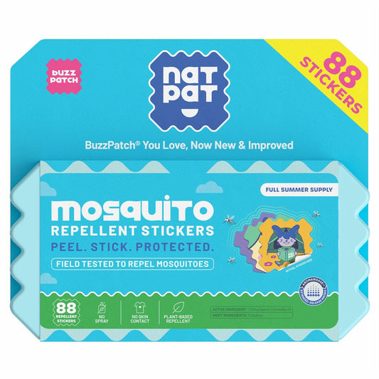 Nat Pat Mosquito Repellent 2 x 88 Stickers - Auzzistore