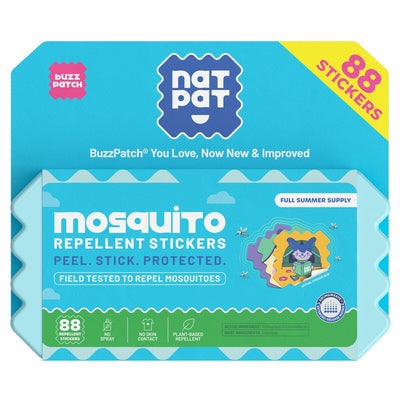 Natpat Mosquito Repellent Stickers 2 x 88 Easy Use BPC88