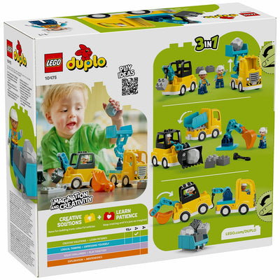 LEGO Duplo 3 in 1 Construction Vehicles 10475 Creative Set 2+