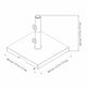 SunVilla Pembrooke 27kg Granite Umbrella Base