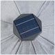 SunVilla Graphite LED Market Umbrella 3M