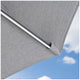 SunVilla Graphite LED Market Umbrella 3M