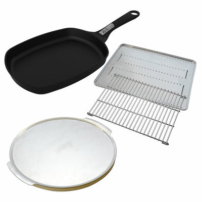 Weber Q3100 LPG BBQ 56010124 Black Family Q Essentials Pack Cart