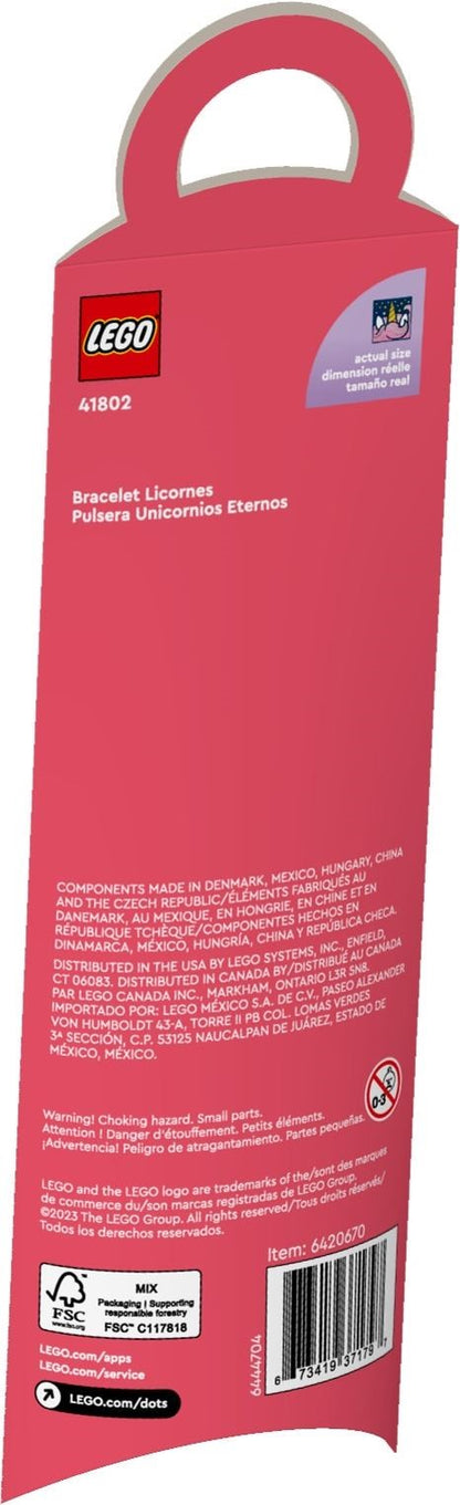 LEGO 41802 Unicorns Forever Bracelet – Creative Jewelry Design Set