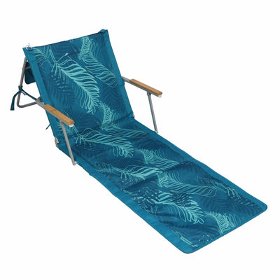 Waters Edge Beach Lounger Portable 102kg Capacity FC-080 Steel Poly Fabric