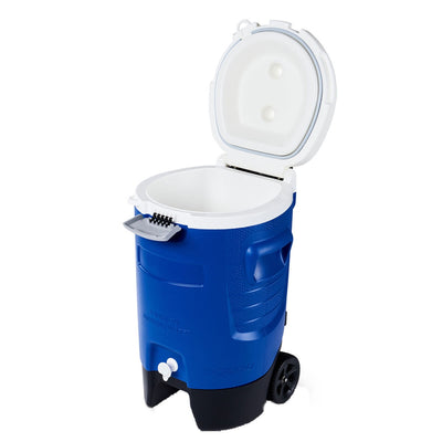 Igloo Sport Portable Rolling Cooler 18.9L Capacity Blue Plastic 42379