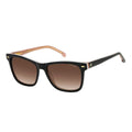 Carrera 3001/S 6X4 Women’s Rectangular Sunglasses Nude Black Brown Lens