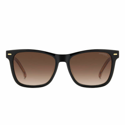 Carrera 3001/S 6X4 Women’s Rectangular Sunglasses Nude Black Brown Lens