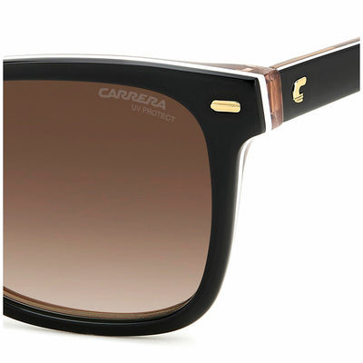 Carrera 3001/S 6X4 Women’s Rectangular Sunglasses Nude Black Brown Lens