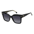 Carrera 3037/S 807 Women's Sunglasses Stylish Square Black Acetate