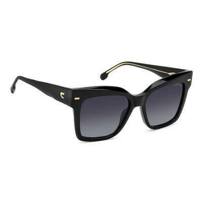 Carrera 3037/S 807 Women's Sunglasses Stylish Square Black Acetate