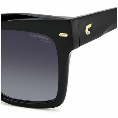 Carrera 3037/S 807 Women's Sunglasses Stylish Square Black Acetate