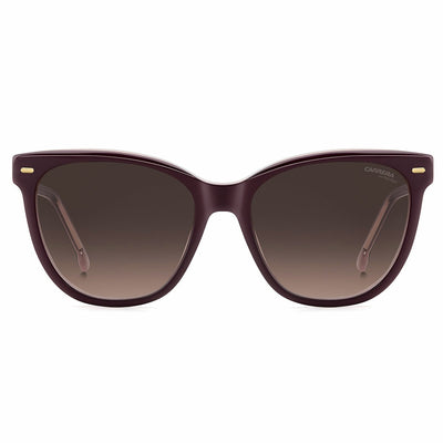 Carrera 3043/S 0T7 Women’s Sunglasses Rectangular Plum Acetate Stylish