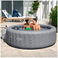 Lay-Z-Spa Santa Monica AirJet 7 Inflatable Spa 216cm Grey Capacity 1,190L
