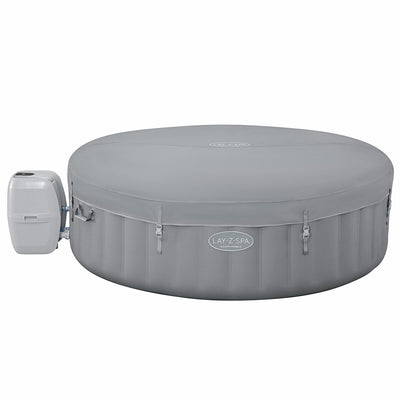 Lay-Z-Spa Santa Monica AirJet 7 Inflatable Spa 216cm Grey Capacity 1,190L