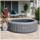 Lay-Z-Spa Santa Monica MaxHold EnergySense Smart AirJet 7 Grey Round Inflatable Spa 2.16M x 71cm