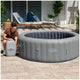 Lay-Z-Spa Santa Monica MaxHold EnergySense Smart AirJet 7 Grey Round Inflatable Spa 2.16M x 71cm