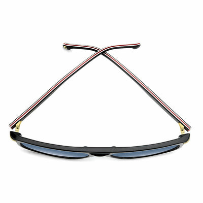 Carrera 366/S OIT Men's Navigator Sunglasses Black Red Acetate Dark Blue