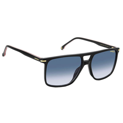 Carrera 366/S OIT Men's Navigator Sunglasses Black Red Acetate Dark Blue