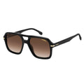 Carrera 317/S 807 Men's Sunglasses 55mm Black Acetate Brown Lens Stylish