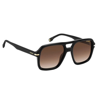 Carrera 317/S 807 Men's Sunglasses 55mm Black Acetate Brown Lens Stylish