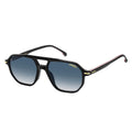 Carrera 341/S 2M2 Men's Stylish Acetate Sunglasses Black Gold Dark Blue