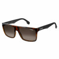 Carrera 5039/S 2OS Men’s Rectangular Sunglasses Brown Havana Matte Black