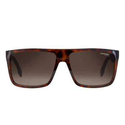 Carrera 5039/S 2OS Men’s Rectangular Sunglasses Brown Havana Matte Black