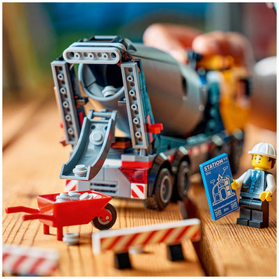 LEGO City Cement Mixer 60478 Detailed Construction Truck 371 Pieces