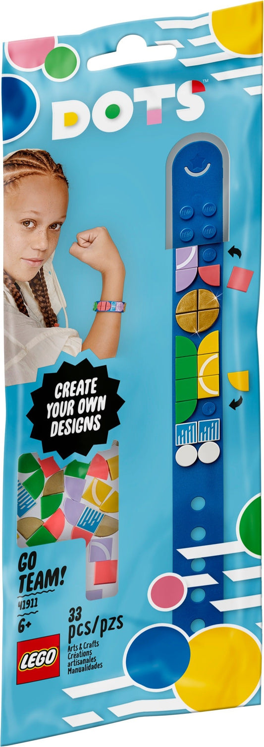 LEGO 41911 Go Team! Bracelet - Customizable Kids' Sports Jewelry