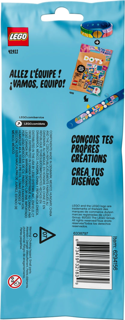 LEGO 41911 Go Team! Bracelet - Customizable Kids' Sports Jewelry