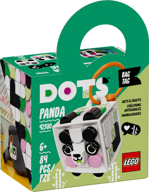LEGO 41930 DOTS Bag Tag Panda - Customize Your Bag! - Auzzistore
