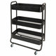 Neatfreak Extra Wide Rolling Cart 3 Tier Metal Trolley 4 Castor Wheels — image 2