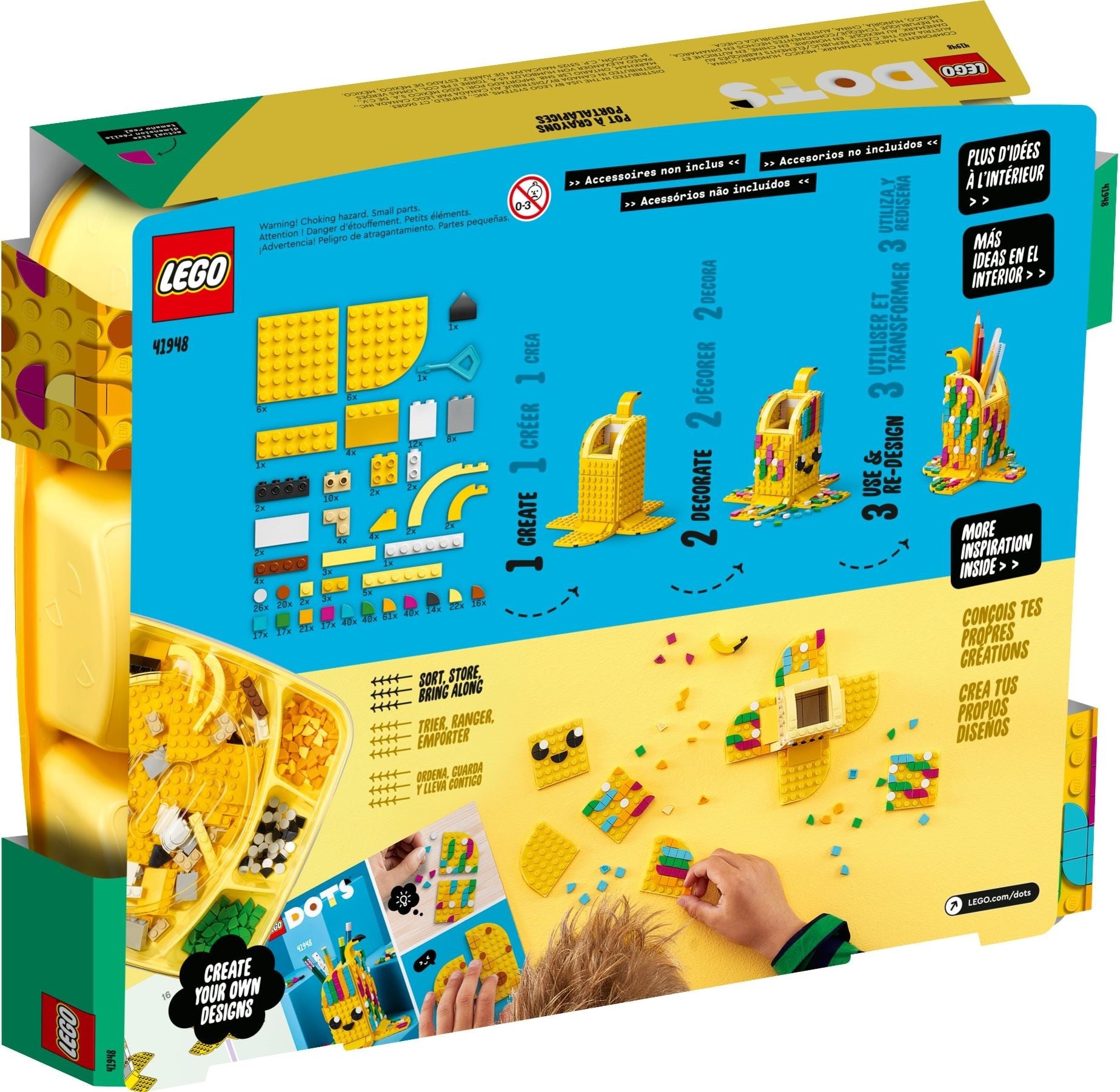 LEGO Dots Series 41948 Cute Banana Pen Holder- Auzzi Store