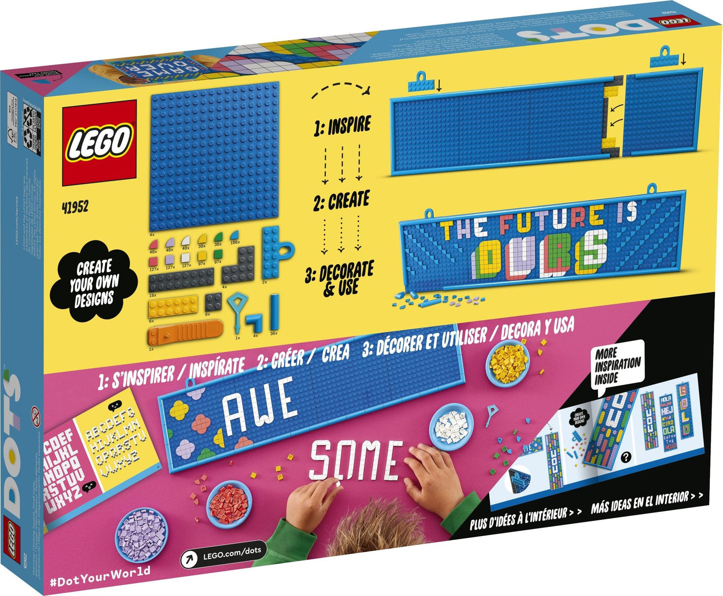 LEGO Dots Series 41952 Big Message Board- Auzzi Store